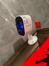 神眸门口监控楼道摄像头 免插电监控器 无线wifi家用安防室内电池充电室外高清手机远程防盗免打孔BC22 白色 摄像头+128G卡 【旗舰款】400万像素BC22Plus 实拍图