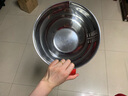 乐扣乐扣（LOCK&LOCK）304不锈钢料理盆和面盆打蛋盆家用厨房洗菜盆多功能带刻度防滑底 24cm-不锈钢-单只 4500ml 实拍图