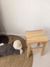 小匠材实木凳子家用客厅矮凳孩子矮款茶几方凳结实小板凳方27*23*35 实拍图