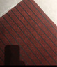 京东京造条纹拉绒入户垫 家用可裁剪除尘防滑吸水地垫进户门 红色80*120cm 实拍图