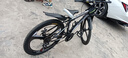 EG7山地自行车成人学生变速越野单车双减震赛车26寸青少年男女 三刀【升级减震 超强承重】黑白 24寸24速【适合：145-165CM】 实拍图
