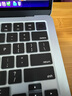 适用苹果笔记本电脑键盘膜新款MacbookAir13英寸键盘贴Pro14寸保护膜15.3/16防尘M4/M3/M2/M1配件 半透黑【2片装】 25款M4（13.6英寸）A3240 实拍图
