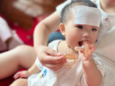 弭黎婴儿安抚奶嘴0-6个月新生儿玩具防胀气仿母乳口欲期牙胶日夜款 实拍图