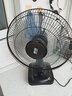 英将电风扇台式家用摇头静音台扇大风夏天学生宿舍小型电扇转页落地扇 台扇16寸五扇叶+延长线 实拍图
