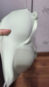 茵曼无痕美背防震无钢圈聚拢收百搭薄款运动内衣背心女 绿色 均码  实拍图