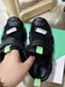 探路者（TOREAD）专款 儿童凉鞋男女中大童鞋夏季款防滑包头沙滩鞋子 黑色绿色 36 实拍图