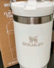STANLEY拎拎杯吸管杯水杯保温杯大容量办公车载不锈钢杯子887ML-霜白 实拍图