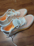 鸿星尔克水上漂6跑步鞋男鞋新款网面透气运动鞋减震超轻软底跑鞋子男 微晶白/蜜蜡橙 夏日冰橘 40 实拍图