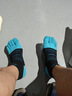 奥尼捷（AONIJIE）五指袜男专业跑步袜子夏季速干袜coolmax运动袜越野跑马拉松袜女 湖蓝+蓝色+黑色 【中筒】 M （39-42码） 实拍图