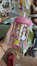 babycare恐龙吸管水杯儿童吸管杯大宝宝直饮幼儿园小学水壶上学户外运动粉 实拍图