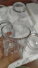 青苹果洋酒杯6只 锤纹烈酒杯威士忌酒杯 玻璃杯水杯饮料杯220ml 实拍图