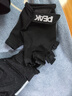 匹克健身手套男女运动骑行半指训练引体向上单杠护具 黑色M 实拍图