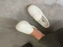 COSMICKISS护士鞋女平底软底小白鞋防滑轻便工作鞋舒适透气夏季医护单鞋新款 白色-偏小半码【38码】 实拍图