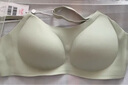 曼妮芬【芒果杯】智慧无尺码无痕内衣女士舒适无钢圈文胸均码 070 绿色均码 M F (a-c杯底围70-85c90-130斤) 实拍图