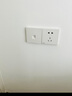 万级网络面板七类 Cat7类屏蔽万兆网线插座 一位单口86型电脑家装水晶头母座带免打模块1-14446白色 实拍图