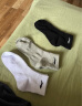 李宁（LI-NING）袜子运动袜（3双）夏季跑步羽毛球袜男女防臭吸汗生活袜篮球袜 实拍图