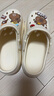 名创优品（MINISO）洞洞鞋女款2025新款eva防滑防臭沙滩鞋增高凉拖鞋女夏季外穿 卡其+卡皮巴拉组合(8个)滴塑 38-39 实拍图