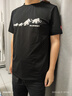 猛犸象（MAMMUT）【张若昀同款】QD 男士运动透气弹力T恤舒适柔软休闲经典印花短袖 黑色 PRT3 L 实拍图