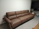 芝华仕（CHEERS）头等舱真皮沙发小户型客厅电动沙发椅子头层牛皮0靠墙30268美拉德 【可进扫地机】可可棕-四座双电-3.10M 优先发货（详询客服） 实拍图