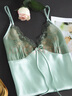 美标送礼物真丝吊带连衣裙性感睡裙女春夏19姆米重磅100%桑蚕丝绸睡衣 玉石色 M (160) 实拍图
