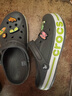 卡骆驰（CROCS）洞洞鞋贝雅卡骆班轻便耐磨一脚蹬休闲鞋|205089 石板灰/青柠绿-0GX 37 /38(230mm) 实拍图