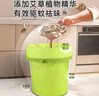 垃圾袋抽绳式艾草家用厨房大卷加厚清新高颜值垃圾清洁袋 艾草约30只/卷 实拍图