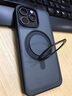ANKER安克支点壳 适用iPhone16Pro苹果手机保护套磁吸充电磨砂旋转SGS认证防摔支架壳 透明 实拍图
