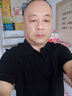 立蒙（LIMENG）珠地棉短袖T恤男士纯色保罗衫全棉翻领大码t袖衫潮 黑色 175 实拍图