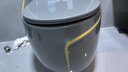 创意家用灰色鸡蛋型马桶彩色虹吸式大冲力坐便器现代轻奢陶瓷座厕 新款旗袍蛋形马桶-灰色轻奢金 400mm 实拍图