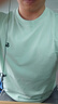 杰克·琼斯（JACK&JONES）25年男装T恤男夏季T恤舒适男士短袖凉感多色上衣纯色水洗不易走形 A16粉绿色 M 实拍图