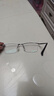 万新WAN XIN 新款 1.67超薄高清防蓝光镜片男可配度数送商务眼镜框女Z 9917黑银 大脸不夹小脸不掉 配万新1.67MR-7超薄非球面镜片 实拍图