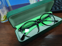 策视明赵今麦同款黑框眼镜近视女可配有度数大框显脸小素颜神器眼睛镜架 早八亮黑色 0度防蓝光 实拍图