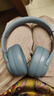 联想（Lenovo）头戴式无线蓝牙耳机 游戏电竞低延迟高音质立体声音乐通话降噪运动耳机 30h长续航 TH20蓝色 实拍图