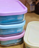 GLASSLOCK进口保鲜盒冰箱冷冻盒食物收纳盒带饭可微波炉饭盒480ml*4件套  实拍图