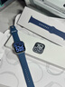 Apple/苹果 Watch Series 10 智能手表GPS+蜂窝款46毫米银色铝金属表壳丹宁色运动型表带M/L MWYG3CH/B 实拍图