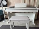 雅马哈（YAMAHA）电钢琴YDP145专业88键重锤立式成人初学儿童家用电子钢琴考级练习 YDP145WH白色+原装琴凳+全套配件 实拍图