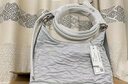 CHARLES&KEITH褶皱油蜡皮手提单肩腋下包女生日礼物CK2-40271360 Grey灰色 M 实拍图