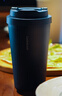 乐扣乐扣（LOCK&LOCK）元气保温杯不锈钢一键式弹跳盖咖啡杯车载商务杯子【年会福利】 深蓝色 550ml 实拍图
