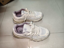 骆驼（CAMEL）漫游户外复古慢跑鞋女休闲运动 K23S09L7014-1 米白/香芋紫 38 实拍图