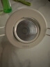 雷士（NVC）led筒灯客厅天花灯嵌入式铝材白色7瓦暖白开孔75-80mm【春华】 实拍图