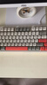 联想（Lenovo）K2有线轻音键盘 机械手感 消音结构95键 混彩灯效 人体工学 音量旋钮 有线办公键盘 复古灰 实拍图