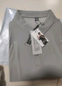 啄木鸟父亲节礼物两件套冰丝短袖t恤男夏季凉感polo弹力中年爸爸翻领衫 中灰色 L (建议110-125斤) 实拍图