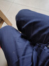  乾朗 防静电工作服套装男女夏季长袖透气耐磨劳保服带反光条电焊工服汽修工程服加油站电力局工装可定制logo 藏蓝色夏长套装180 实拍图