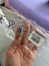天堂 防紫外线晴雨伞三折 便携黑胶遮阳太阳伞晴雨两用 奶酪色 实拍图