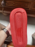 果洛菲踩屎感eva结婚凉拖鞋男女夏季红色喜庆本命年高端陪嫁 红色 40-41 实拍图