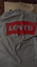Levi's李维斯情侣美式宽松印花时尚简约舒适潮流纯棉圆领短袖T恤 灰色0003 A9224-0003 2XL 实拍图