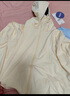 aqpa【UPF50+】儿童防晒衣防晒服儿童外套冰丝凉感透气速干 柠檬黄 （黑胶帽檐） 150 实拍图