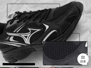 美津浓（MIZUNO）男女鞋 26春季新款运动鞋缓震透气情侣鞋轻质耐磨跑鞋休闲跑步鞋 【SPEED 2K】跑酷黑/主推款 40码以上建议小半码 36.5 (230mm) 实拍图