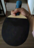 红双喜（DHS）狂飚蓝色 六星乒乓球拍直拍比赛训练专用 7层纯木 H6008  实拍图