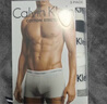Calvin Klein内衣男士三条装ck提花腰边低腰棉质贴身防夹臀四角裤平角内裤男 U2664998-太空黑/月光白/椰青灰 3条 L 实拍图
